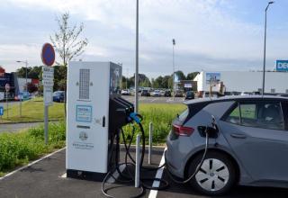 Borne de recharge électrique agglomération béthune bruay