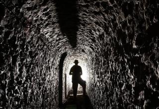 Relevé d'une galerie de contremine à Béthune en 2019