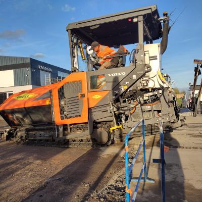 Travaux zone d'activité Paul Plouviez Divion octobre 2022 Agglomération Béthune-Bruay 